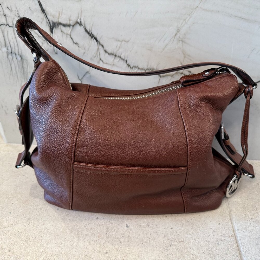 Michael Kors brown slouchy shoulder bag